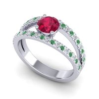 Modern Pave Damza Ring