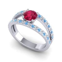 Modern Pave Damza Ring