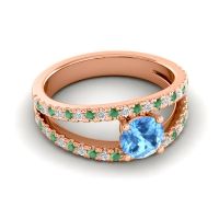 Modern Pave Damza Ring