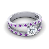 Modern Pave Damza Ring