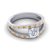 Modern Pave Damza Ring