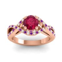 Modern Pave Keza Ring, 6mm