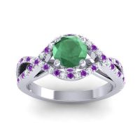 Modern Pave Keza Ring, 6mm