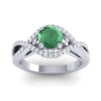 Modern Pave Keza Ring, 6mm