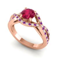 Modern Pave Keza Ring, 6mm