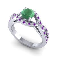 Modern Pave Keza Ring, 6mm