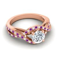 Modern Pave Keza Ring, 6mm