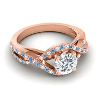 Modern Pave Keza Ring, 6mm