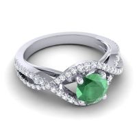 Modern Pave Keza Ring, 6mm