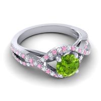 Modern Pave Keza Ring, 6mm