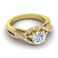 Modern Pave Keza Ring, 6mm