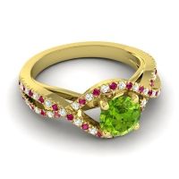 Modern Pave Keza Ring, 6mm