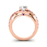Modern Pave Keza Ring, 6mm