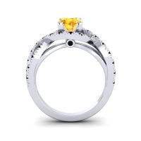 Modern Pave Keza Ring, 6mm