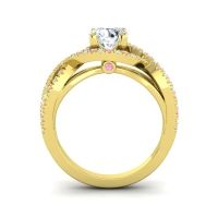 Modern Pave Keza Ring, 6mm