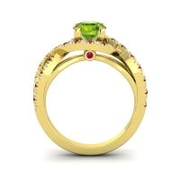 Modern Pave Keza Ring, 6mm