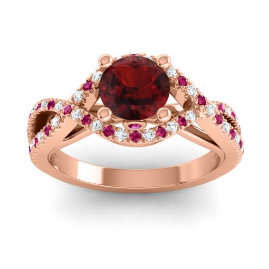 Modern Pave Keza Ring, 7mm