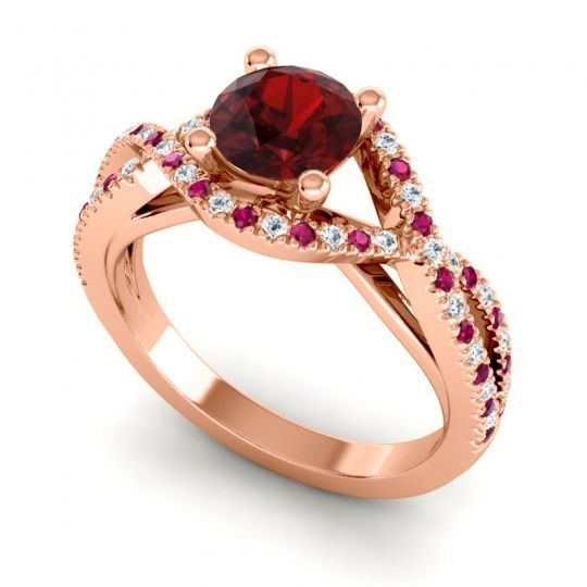 Modern Pave Keza Ring, 7mm