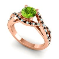 Modern Pave Keza Ring, 7mm