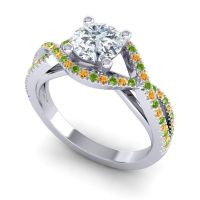 Modern Pave Keza Ring, 7mm