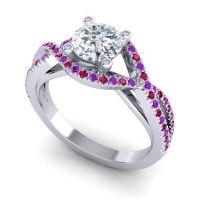 Modern Pave Keza Ring, 7mm