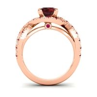 Modern Pave Keza Ring, 7mm
