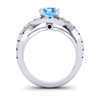 Modern Pave Keza Ring, 7mm