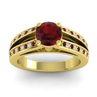 Cathedral Pave Zirastra Ring