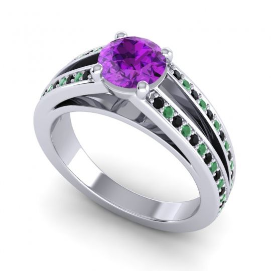 Cathedral Pave Zirastra Ring