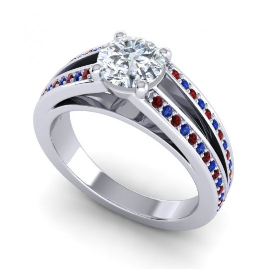 Cathedral Pave Zirastra Ring