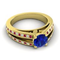 Cathedral Pave Zirastra Ring