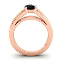 Cathedral Pave Zirastra Ring