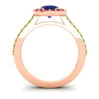 Pear Shape Halo Leta Ring