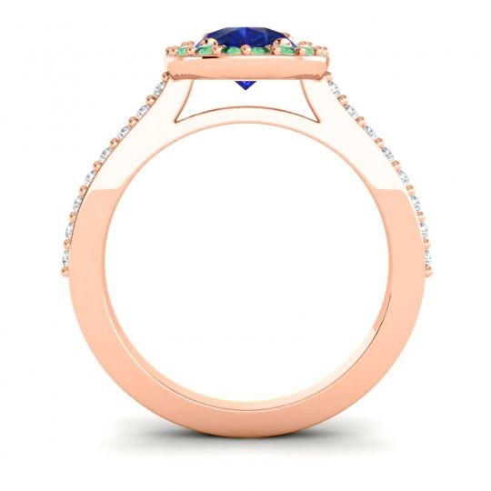 Pear Shape Halo Leta Ring