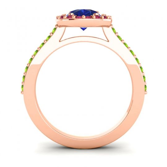 Pear Shape Halo Leta Ring