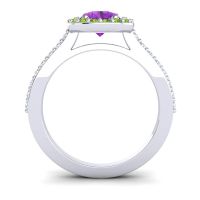 Pear Shape Halo Leta Ring