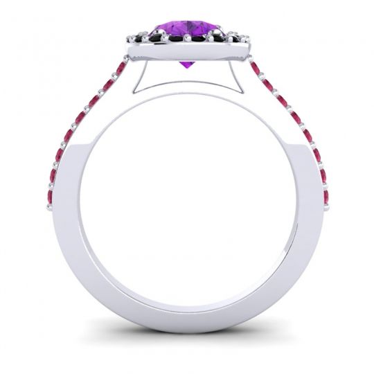 Pear Shape Halo Leta Ring