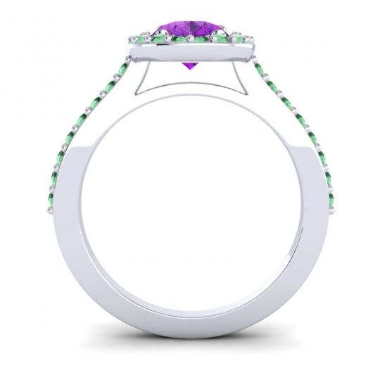 Pear Shape Halo Leta Ring