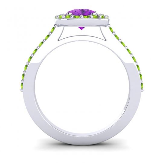Pear Shape Halo Leta Ring