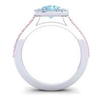 Pear Shape Halo Leta Ring