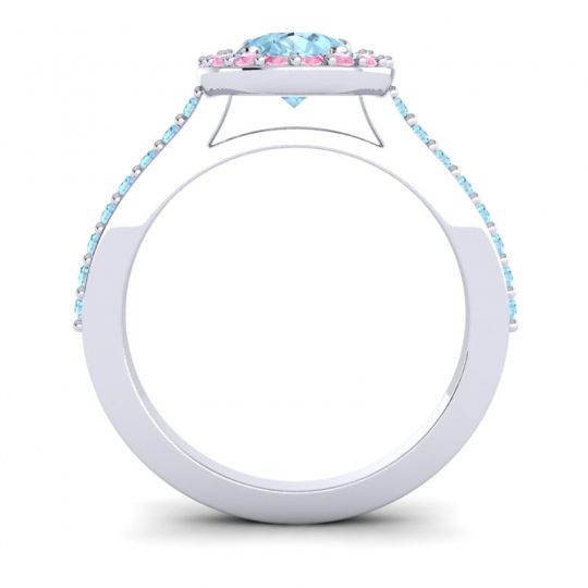 Pear Shape Halo Leta Ring