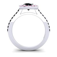 Pear Shape Halo Leta Ring