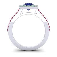 Pear Shape Halo Leta Ring