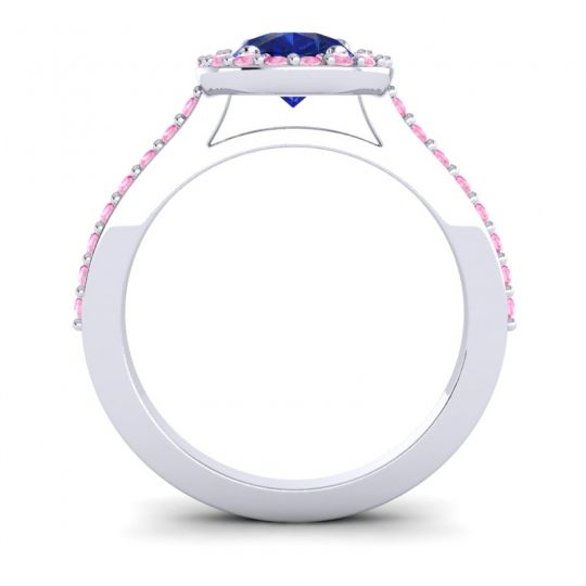 Pear Shape Halo Leta Ring