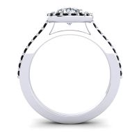 Pear Shape Halo Leta Ring