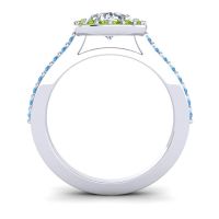 Pear Shape Halo Leta Ring