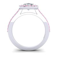 Pear Shape Halo Leta Ring