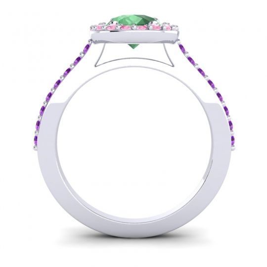 Pear Shape Halo Leta Ring