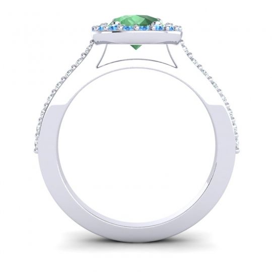 Pear Shape Halo Leta Ring