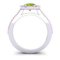 Pear Shape Halo Leta Ring